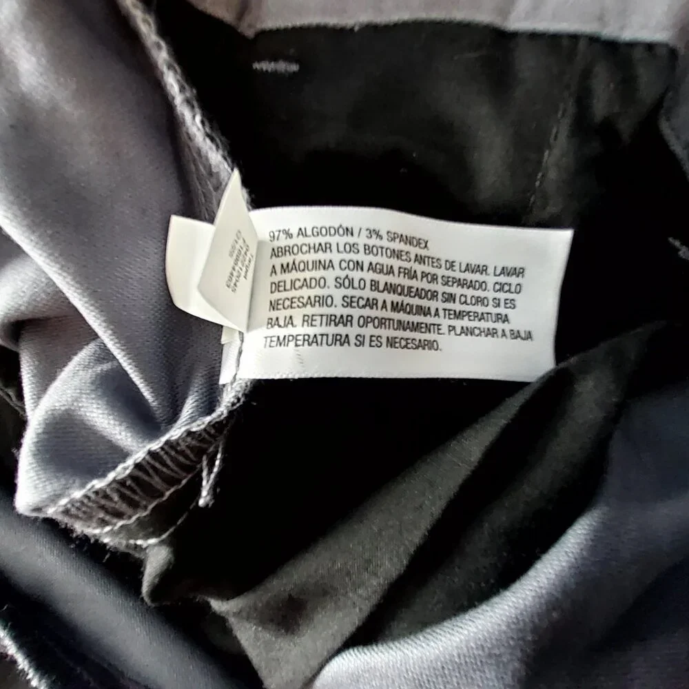 Good Fellow Pleated Trouser Mens Cotton Stretch Slim Tapered Leg Chinos W36 L32 - Picture 9 of 12